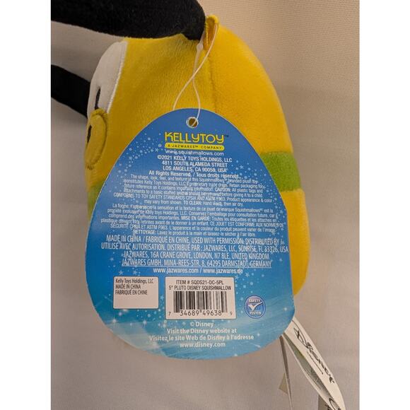 NWT Disney Squishmallow 5 Inch Plush Pluto Dog - Picture 4 of 4